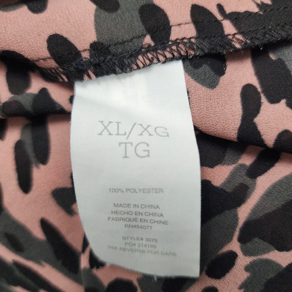 CAbi #375 9-5 Blouse XL Animal Print - Picture 5 of 6